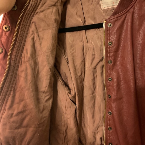 We the free snap out of it vegan bomber jacket - Picture 3 of 5